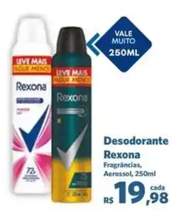 Sam's Club Desodorante Rexona Fragrâncias, Aerossol, oferta