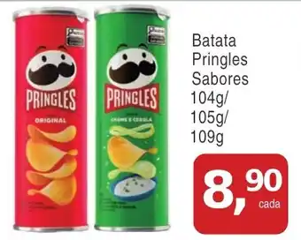 Mineirão Atacarejo Batata Pringles Sabores oferta