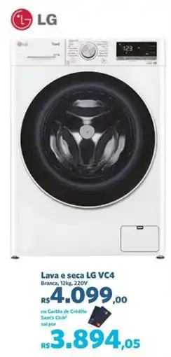 Sam's Club Lava e seca LG VC4 Branca, 220V oferta