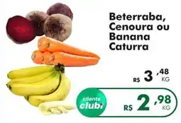 Irani Supermercados Beterraba, Cenoura ou Banana Caturra oferta