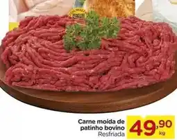 Carrefour De - carne moída de patinho bovino oferta