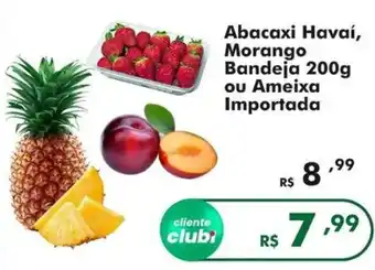 Irani Supermercados Abacaxi Havaí, Morango Bandeja  ou Ameixa Importada oferta