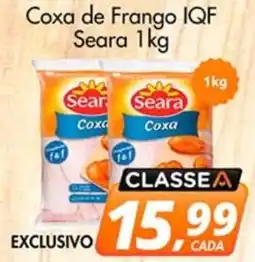 Delta Supermercados Coxa de Frango IQF Seara oferta