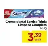 Carrefour Sorriso - creme dental tripla limpeza completa oferta