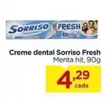 Carrefour Sorriso - creme dental fresh oferta