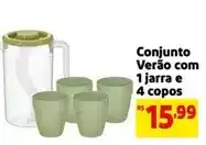 Mercado Extra Conjunto verão com 1 jarra e 4 copos oferta