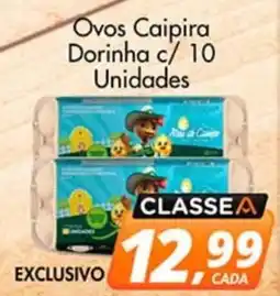 Delta Supermercados Ovos Caipira Dorinha c/ 10 Unidades oferta