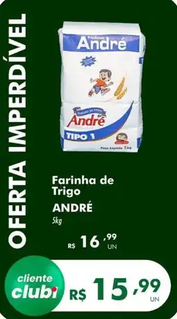 Irani Supermercados Farinha de Trigo ANDRÉ oferta