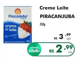 Irani Supermercados Creme Leite PIRACANJUBA oferta