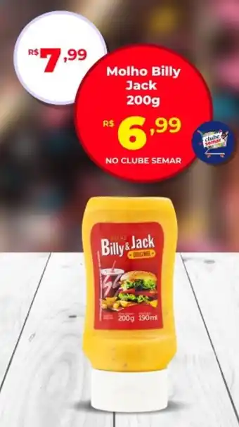 Semar Supermercado Molho Billy Jack oferta