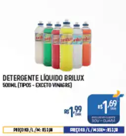 Supermercado Guará Detergente líquido brilux oferta