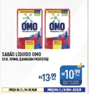 Supermercado Guará Sabão líquido omo sch. oferta