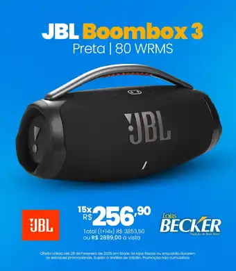 Lojas Becker JBL Boombox 3 oferta