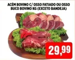 CoopBom Acém bovino c/osso fatiado ou osso buco bovino oferta