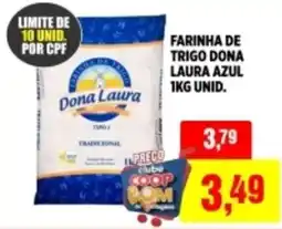 CoopBom Farinha de trigo dona laura azul unid. oferta