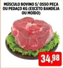 CoopBom Músculo bovino s/osso peça ou pedaço oferta