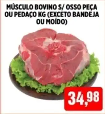 CoopBom Músculo bovino s/osso peça ou pedaço oferta