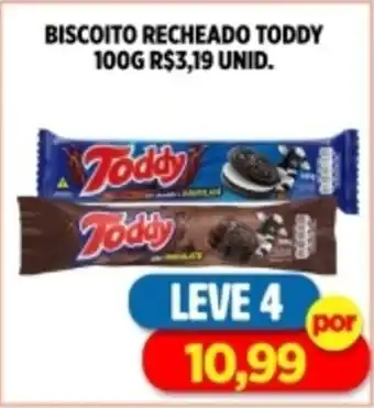 CoopBom Biscoito recheado toddy oferta