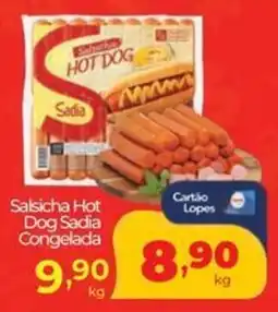 Lopes Supermercados Salsicha Hot Dog Sadia Congelada oferta