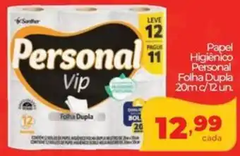 Lopes Supermercados Papel Higiênico Personal Folha Dupla 20m oferta