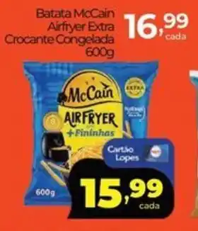 Lopes Supermercados Batata McCain Airfryer Extra Crocante Congelada oferta