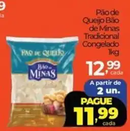 Lopes Supermercados Pão de Queijo Bão de Minas Tradicional Congelado oferta