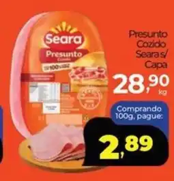 Lopes Supermercados Presunto Cozido Seara s/ Capa oferta