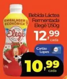 Lopes Supermercados Bebida Láctea Fermentada Elege oferta