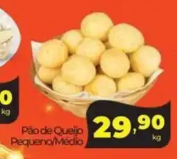 Lopes Supermercados Pão de Queijo Pequeno/Médio oferta