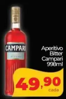 Lopes Supermercados Aperitivo Bitter Campari oferta