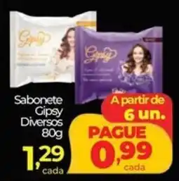 Lopes Supermercados Sabonete Gipsy Diversos oferta