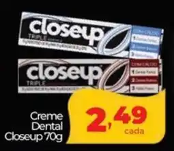 Lopes Supermercados Creme Dental Closeup oferta