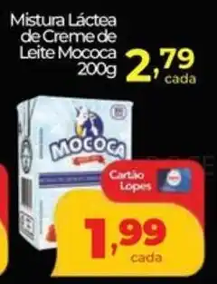 Lopes Supermercados Mistura Láctea de Creme de Leite Mococa oferta