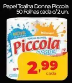 Lopes Supermercados Papel Toalha Donna Piccola 50 Folhas cada oferta