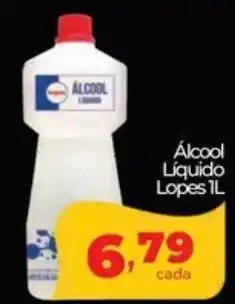 Lopes Supermercados Álcool Liquido Lopes oferta