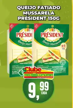 Rede Economia Queijo fatiado mussarela président oferta