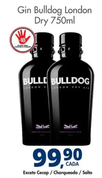 Delta Supermercados Gin Bulldog London Dry oferta