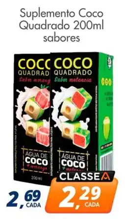 Delta Supermercados Suplemento Coco Quadrado  sabores oferta