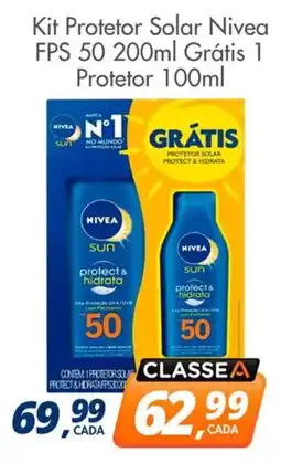 Delta Supermercados Kit Protetor Solar Nivea FPS 50 oferta