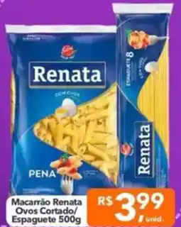 Supermercados Rex Macarrão Renata  Ovos Cortado/ Espaguete oferta