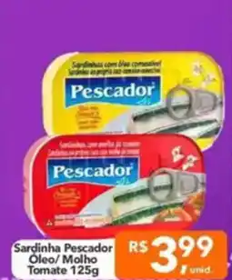 Supermercados Rex Sardinha Pescador Óleo/Molho Tomate oferta