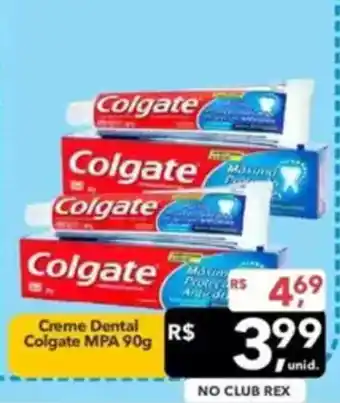 Supermercados Rex Creme Dental Colgate MPA oferta