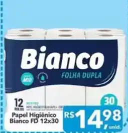 Supermercados Rex Papel Higiênico Bianco Bianco FD oferta