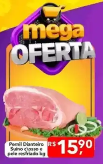 Supermercados Rex Pernil Dianteiro Suíno closso e pele resfriado oferta