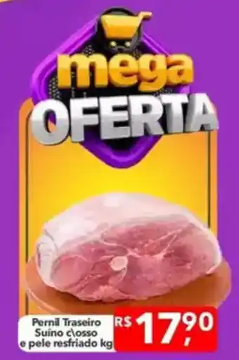 Supermercados Rex Pernil Traseiro R$ Suíno closso e pele resfriado oferta