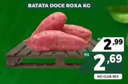 Supermercados Rex Batata doce roxa oferta