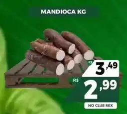 Supermercados Rex Mandioca oferta