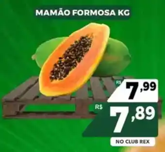 Supermercados Rex Mamão formosa oferta