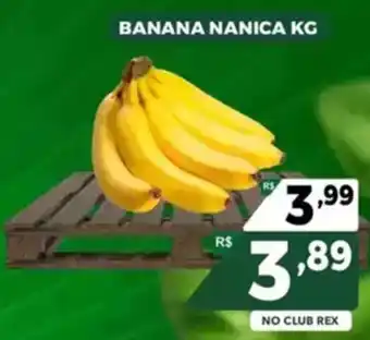 Supermercados Rex Banana nanica oferta