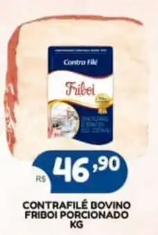 Bramil Supermercados Contrafilé bovino friboi porcionado oferta